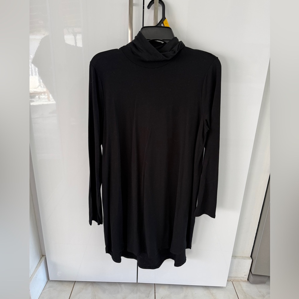 Eileen Fisher Black Long Sleeve Dress